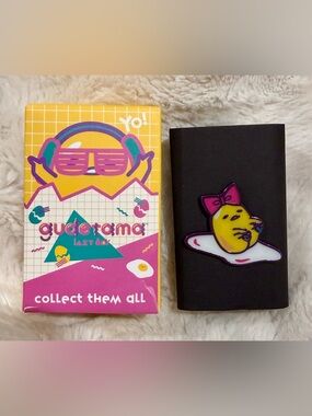 Gudetama Neon 80s Blind Box Enamel Pin
